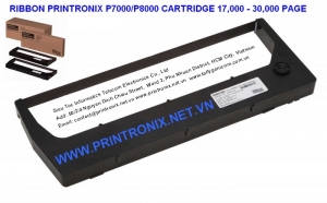 Printronix P7000 standard life ribbon cartridge recoder p/n: 255049- 103 - 17000 Pages
