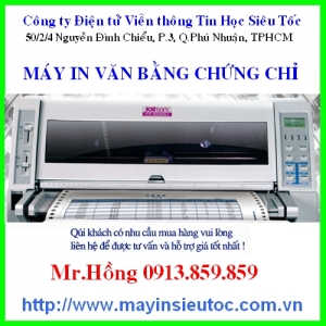 Máy in văn bằng chứng chỉ Jolimark Olivetti Wincor